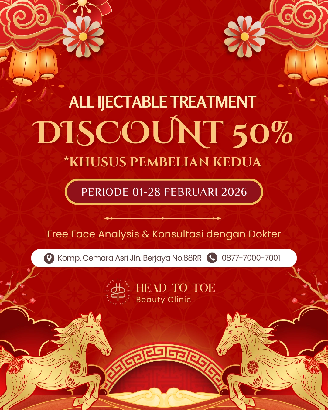 head to toe salon medan